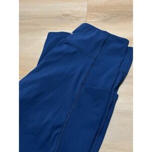 Tek Gear Active Stretch Dark Teal Blue Side Pocket High Rise Capri Leggings XL